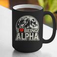I Love Being Alpha Moonlit Wolf Meme Alpha Introvert Graphic Print Coffee Mug I Love Being Alpha Moonlit Wolf Meme Alpha Introvert Graphic Print Coffee Mug