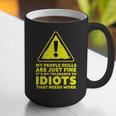 My People Skills Are Just Fine Sarcastic Introvert Graphic Print Coffee Mug