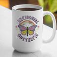 Antisocial Butterfly Groovy t For Introvert Men Women Girls Graphic Print Coffee Mug
