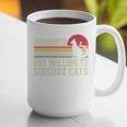 Introverted But Willing To Discuss Cats Kitten Pet Lover Graphic Print Coffee Mug