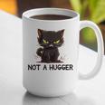 Not A Hugger Tee Angry Cat Sarcastic Cute Introvert Graphic Print Coffee Mug Not A Hugger Tee Angry Cat Sarcastic Cute Introvert Graphic Print Coffee Mug