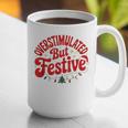 Overstimulated But Festive – Christmas Introvert Humor Graphic Print Coffee Mug Overstimulated But Festive – Christmas Introvert Humor Graphic Print Coffee Mug