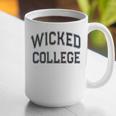 Retro Anti Social WICKED COLLEGE Introvert Stay Away From Me Graphic Print Coffee Mug