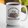 Retro Proud Introverted Book Club Anti Social Reader Graphic Print Coffee Mug