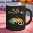 It's Too Peopley Outside Introvert And Cat Lover Men Women Kids Graphic Print Coffee Mug It's Too Peopley Outside Introvert And Cat Lover Men Women Kids Graphic Print Coffee Mug