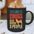 Chug Dog Retro Vintage Pughuahua Owner Fur Parent Introvert Graphic Print Coffee Mug Chug Dog Retro Vintage Pughuahua Owner Fur Parent Introvert Graphic Print Coffee Mug