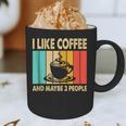 I Like Coffee And Maybe 3 People Introvert Anti-Social Graphic Print Coffee Mug I Like Coffee And Maybe 3 People Introvert Anti-Social Graphic Print Coffee Mug
