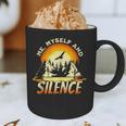 Introvert Relaxation Me Myself And Silence Mountain Vacation Graphic Print Coffee Mug