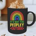 It's Way Too Peopley Outside Anti Social Introvert Graphic Print Coffee Mug
