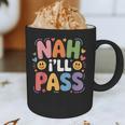 Nah I'Ll Pass Introvert Excuse Rest Humor Graphic Print Coffee Mug