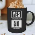Sarcastic Independent Shopper Introvert Shopping Humor Graphic Print Coffee Mug