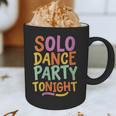 Solo Dance Party Tonight Singles Introvert Humor Graphic Print Coffee Mug Solo Dance Party Tonight Singles Introvert Humor Graphic Print Coffee Mug