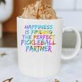 Pickleball Saying Introvert Pickleball Game Partner Graphic Print Coffee Mug