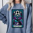 Gothic Girl Tarot Card Introverted Reader And Reading Comfort Colors Sweatshirt Blue Jean Gothic Girl Tarot Card Introverted Reader And Reading Comfort Colors Sweatshirt Blue Jean