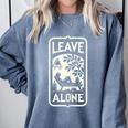Introvert's Peaceful Solitude Graphic Leave Alone Quiet Comfort Colors Sweatshirt Blue Jean Introvert's Peaceful Solitude Graphic Leave Alone Quiet Comfort Colors Sweatshirt Blue Jean