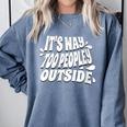 It's Way Too Peopley Outside Introvert Humor Comfort Colors Sweatshirt Blue Jean It's Way Too Peopley Outside Introvert Humor Comfort Colors Sweatshirt Blue Jean