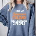 Spinone Italiano Dog Introvert Bracco Spinoso Fur Parent Comfort Colors Sweatshirt Blue Jean