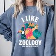 Zoologist Scientist Wildlife Biologist Zoology Introverted Comfort Colors Sweatshirt Blue Jean Zoologist Scientist Wildlife Biologist Zoology Introverted Comfort Colors Sweatshirt Blue Jean