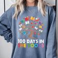 100 Days In The Books Reading Teachers Librarians School Comfort Colors Sweatshirt Denim 100 Days In The Books Reading Teachers Librarians School Comfort Colors Sweatshirt Denim