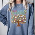 100 Days Of School 100 Days In The Books English Teacher Comfort Colors Sweatshirt Denim