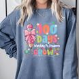 100th Day Of School Teacher Women Floral Books Comfort Colors Sweatshirt Denim 100th Day Of School Teacher Women Floral Books Comfort Colors Sweatshirt Denim