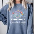 1945 Chapter Eighty 80th Birthday Books Themed 80 Year Old Comfort Colors Sweatshirt Denim 1945 Chapter Eighty 80th Birthday Books Themed 80 Year Old Comfort Colors Sweatshirt Denim