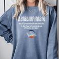 Abibliophobia Pupil Reading Bookworm Tees Reader Comfort Colors Sweatshirt Denim Abibliophobia Pupil Reading Bookworm Tees Reader Comfort Colors Sweatshirt Denim