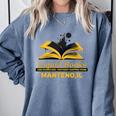 Academy Of Bookcraft Cute Wizard Cat Magic Books Comfort Colors Sweatshirt Denim Academy Of Bookcraft Cute Wizard Cat Magic Books Comfort Colors Sweatshirt Denim