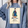 American Girl Meet Molly Book Cover Comfort Colors Sweatshirt Denim