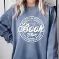 Anti Social Book Club Go Away I'm Reading Bookworm Comfort Colors Sweatshirt Denim Anti Social Book Club Go Away I'm Reading Bookworm Comfort Colors Sweatshirt Denim