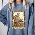 The Aunt Tarot Card Women Skeleton Aunty Book Lover Comfort Colors Sweatshirt Denim The Aunt Tarot Card Women Skeleton Aunty Book Lover Comfort Colors Sweatshirt Denim