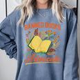 Banned Books Week Read Banned Books Reader Comfort Colors Sweatshirt Denim