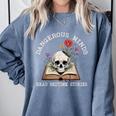 Banned Books Week Read Reading Book Lover Librarian Comfort Colors Sweatshirt Denim