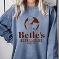 Beauty & The Beast Belle's Book Club Comfort Colors Sweatshirt Denim