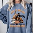 Belgian Malinois Dog Breed Life Is Better With Books And a Men Women Kids Comfort Colors Sweatshirt Denim Belgian Malinois Dog Breed Life Is Better With Books And a Men Women Kids Comfort Colors Sweatshirt Denim