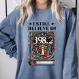 I Still Believe In 3982 Section Fairy Tale Book Lover Comfort Colors Sweatshirt Denim