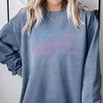 My Book Boyfriend Would Never Dark Romance Comfort Colors Sweatshirt Denim
