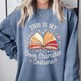 This Is My Book Character Costume Comfort Colors Sweatshirt Denim
