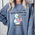 This Is My Book Character Costume I Pigeon Reading Tee Comfort Colors Sweatshirt Denim This Is My Book Character Costume I Pigeon Reading Tee Comfort Colors Sweatshirt Denim