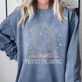 Book Club Shirts For Women Most Likely To Predict End Comfort Colors Sweatshirt Denim