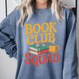 Book Club Squad Comfort Colors Sweatshirt Denim Book Club Squad Comfort Colors Sweatshirt Denim