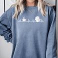 Book And Coffee Heartbeat Books Lovers Comfort Colors Sweatshirt Denim Book And Coffee Heartbeat Books Lovers Comfort Colors Sweatshirt Denim