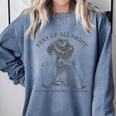 The Book Ended On a Cliffhanger Cute Book Lover Teach Comfort Colors Sweatshirt Denim