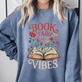 Book Fair Vibes Comfort Colors Sweatshirt Denim Book Fair Vibes Comfort Colors Sweatshirt Denim