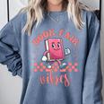 Book Fair Vibes School Librarian Retro 70s Reading Bookworm Comfort Colors Sweatshirt Denim Book Fair Vibes School Librarian Retro 70s Reading Bookworm Comfort Colors Sweatshirt Denim