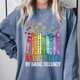 Book Flower Radicalized By Basic Decency Feminist Lgbt Comfort Colors Sweatshirt Denim Book Flower Radicalized By Basic Decency Feminist Lgbt Comfort Colors Sweatshirt Denim