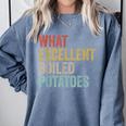 Book Lover Austen Literature What Excellent Boiled Potatoes Comfort Colors Sweatshirt Denim Book Lover Austen Literature What Excellent Boiled Potatoes Comfort Colors Sweatshirt Denim