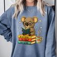 Book Lover Koala Reading Bookish Library Read Books Be Kind Comfort Colors Sweatshirt Denim Book Lover Koala Reading Bookish Library Read Books Be Kind Comfort Colors Sweatshirt Denim
