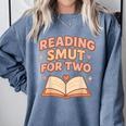 Book Lover Pregnancy Announcement Reveal Smut Comfort Colors Sweatshirt Denim Book Lover Pregnancy Announcement Reveal Smut Comfort Colors Sweatshirt Denim
