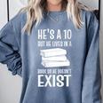 Book Lover Quotes Book Enthusiast Comfort Colors Sweatshirt Denim